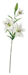 ブライダル用造花（カサブランカ×3・ホワイト・花径8〜20ｃｍ）ＦＬＳ5177