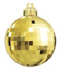 クリスマスボール（６０ｍｍミラーシェイプ・ゴールド・６ヶ）OXM1216SS