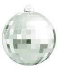 クリスマスボール（１５０ｍｍミラーシェイプ・シルバー・１ヶ）OXM1216L
