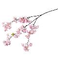 卸販売造花桜（大枝・全長８０ｃｍ花径５ｃｍ・3本入り）FLSＰ１４２８他商品同送不可