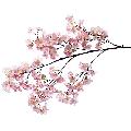 卸販売造花桜（大枝・全長１１０ｃｍ花径５ｃｍ・３本入り）FLSＰ１４２６他商品同送不可