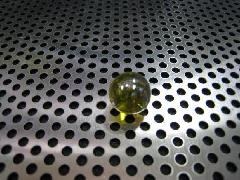 ビー玉・ガラス玉オーロラ12.5mmイエロー（１０粒）