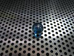 ビー玉・ガラス玉オーロラ12.5mmブルー（１０粒）