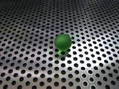 ビー玉・ガラス玉フロスト１２，５mmグリーン（１０粒）