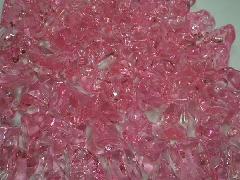 アクリルアイス・イミテーションアイス・ディスプレイアイス（Ｍ）約2.5�p×250ｇ(約７0粒入)　ピンク