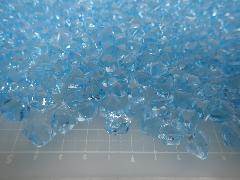 アクリルアイス・ディスプレイアイス・イミテーションアイス・透明石（Ｓ・約１ｃｍ）ブルー２５０ｇ約３３０粒 