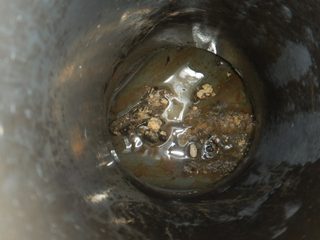 共用桝の排水管洗浄