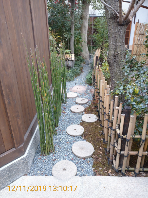 O料亭の日本庭園