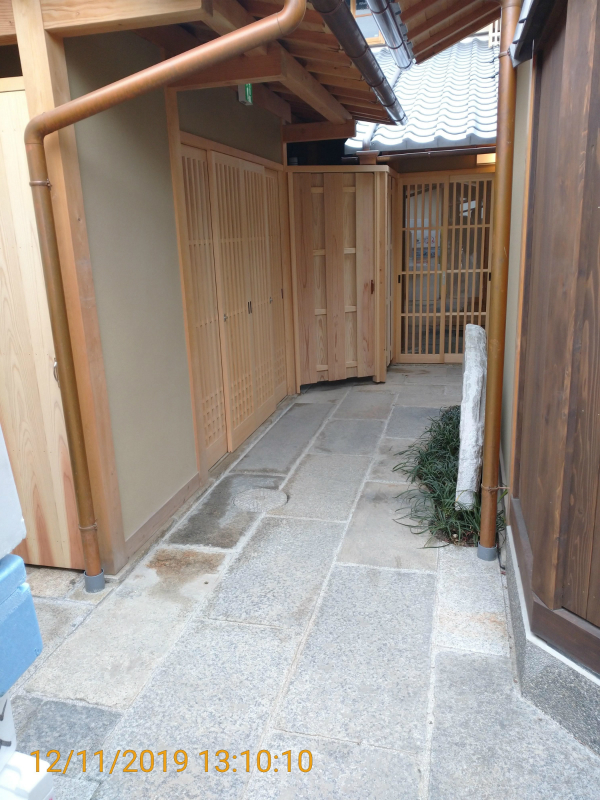 O料亭の日本庭園