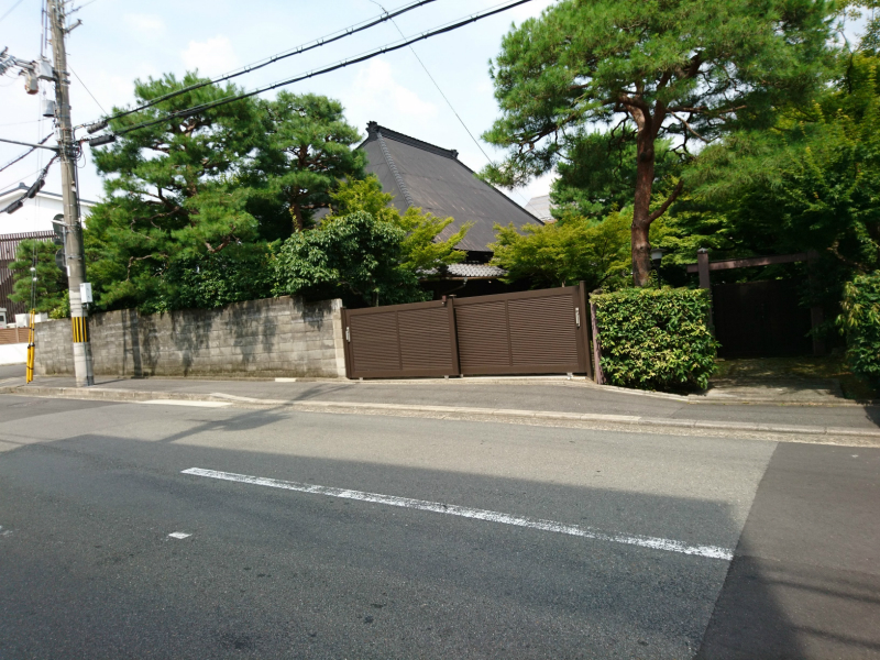 ブロック塀改修工事（京都市北区）