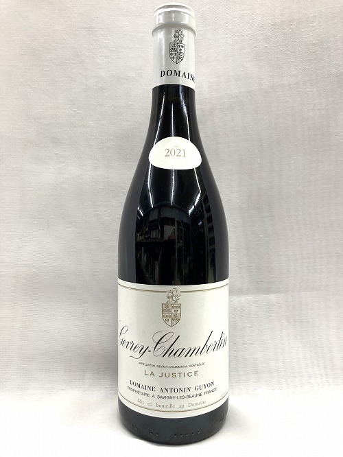 【赤ワイン】 ジュヴレ・シャンベルタン   ラ・ ジュスティス 2021 750ml