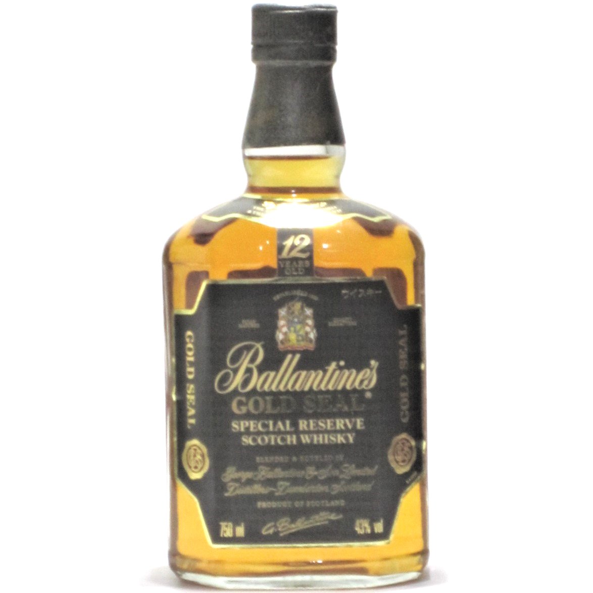 [古酒] バランタイン 12年 ゴールドシール 正規品 43度 750ml│キマサリカー・木政商店