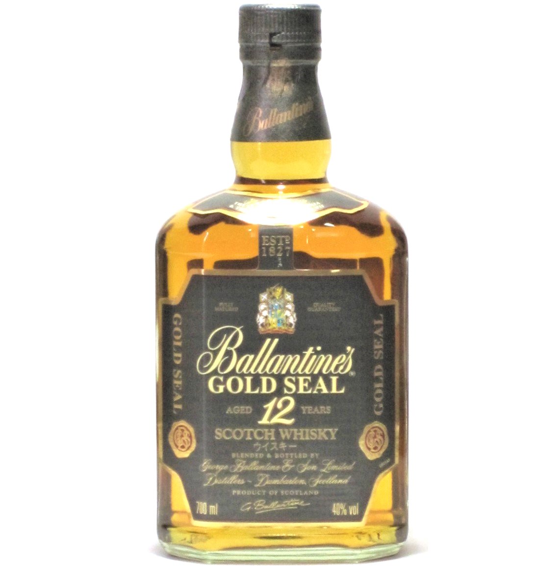 [古酒] バランタイン 12年 ゴールドシール 正規品 40度 700ml│キマサリカー・木政商店
