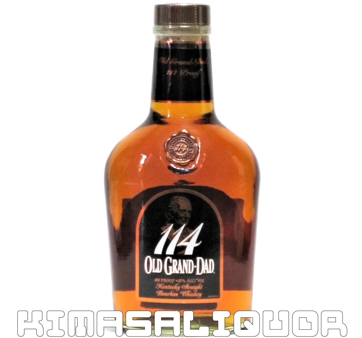 バイセルアメリカンウイスキーOLD GRANDAD 114 金ラベル 750ml