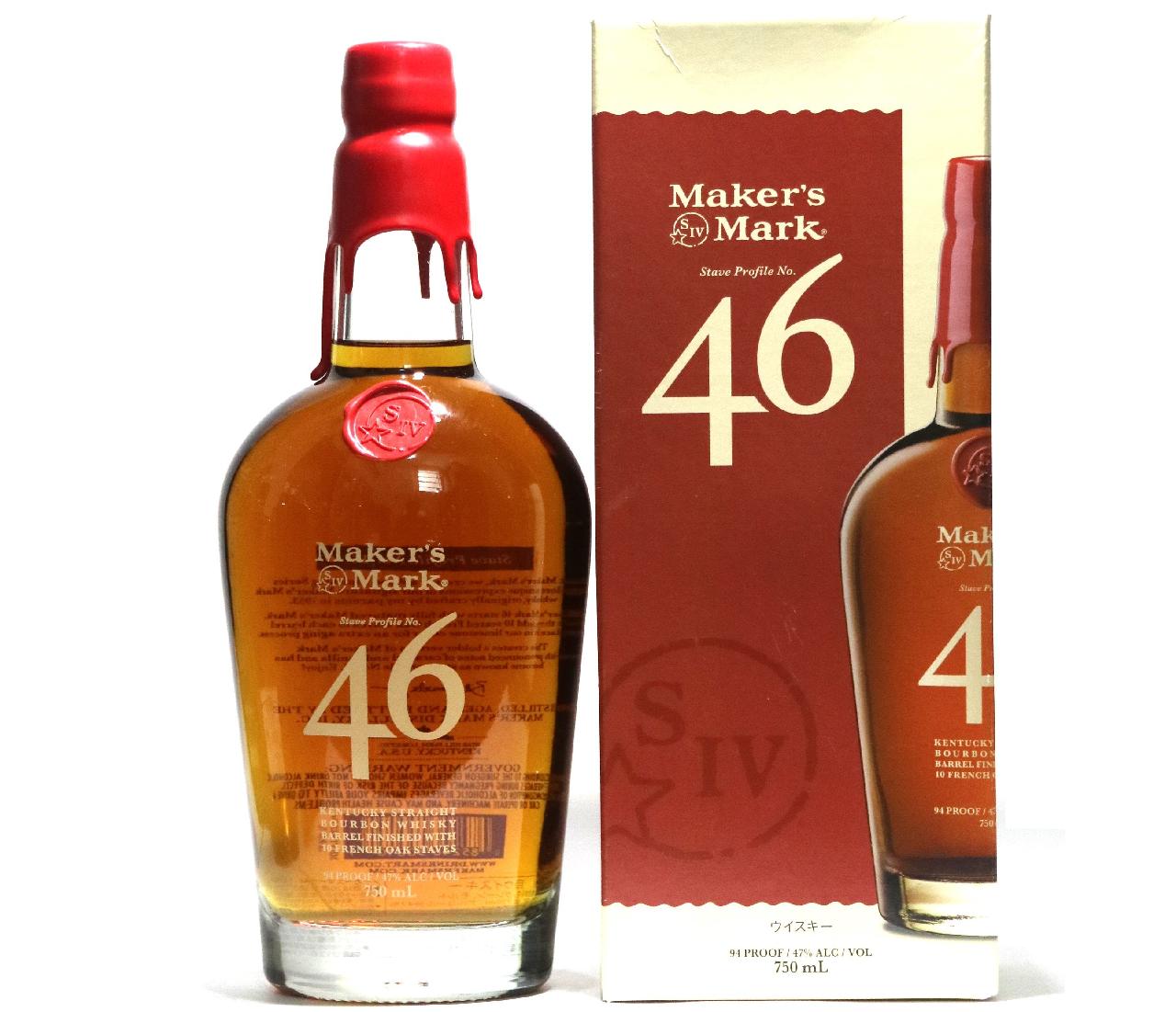 メーカーズマーク 46 正規品 箱付き 旧ボトル 47度 750ml