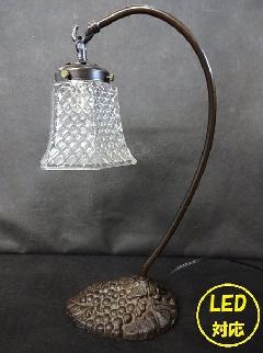 テーブルランプ ぶどう 卓上ランプ 照明 スタンド アンティーク レトロ ガラスシェード LED対応　電球付き171