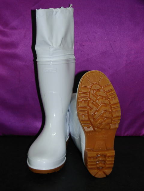 ゾナG3カバー付耐油長靴（白）日本製