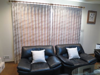 カーテン 川島織物セルコンのfiloカーテンで模様替え 尼崎のインテリアクワハラ。伊丹、西宮も対応。