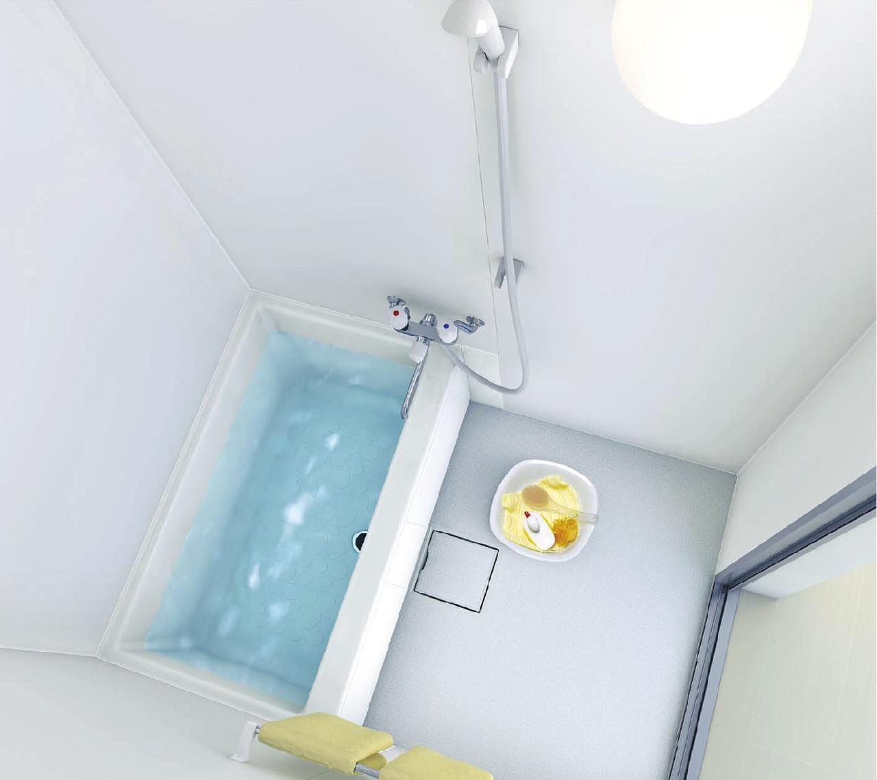 ★[MSF-0816] ハウステック ユニットバス MSF0816 標準仕様 お風呂 手洗い付 ２点ユニット 集合住宅向け - 4