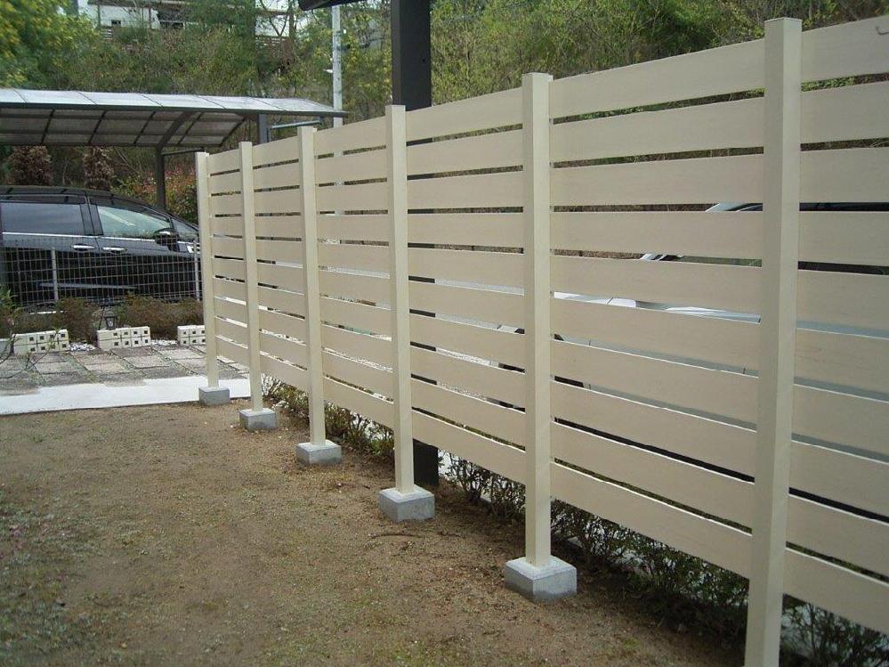 ギャラリー柵のフェンス工事 川西市 兵庫県川西市のグリーンアレンジメントmaruhiro