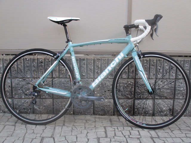 2017 BIANCHI VIA NIRONE 7 PRO Shimano CLARIS 8SP Compact 【CELESTE