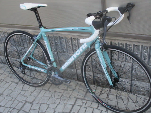 2017 BIANCHI VIA NIRONE 7 PRO Shimano CLARIS 8SP Compact 【CELESTE