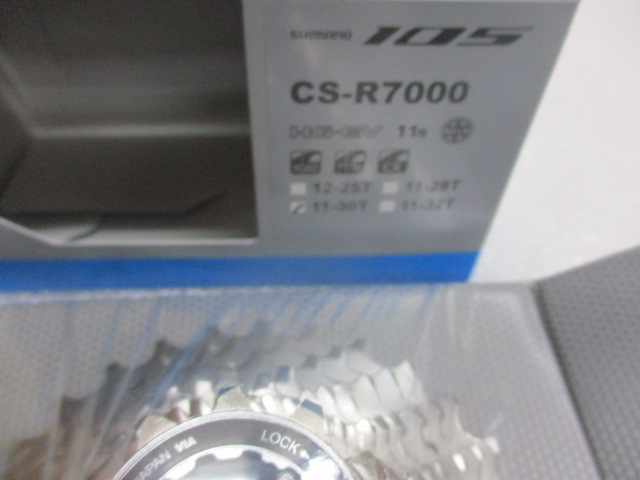 SHIMANO 105 CASSETT SPRCKET CS-R7000 /シマノ １０５ カセットスプロケット ＣＳ－Ｒ７０００ 【１１～３０Ｔ】 ワイドレシオ １１ＳＰＥＥＤ 入荷中！ 特価販売中！｜【スマートフォン】