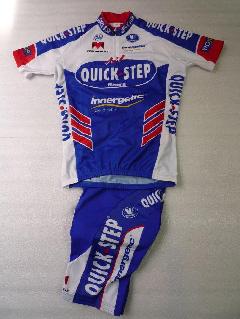 2011 VERMARC QUICK STEP プロチーム レプリカウェアー上下セット/2011 フェルマルク クイックステップ チームジャージ上下セット 【Lサイズ】特価★ラスト1セット