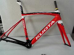 2016 KUOTA KIRAL Frame Set 【WHITE・RED】 /2016モデル クオータ キラル カーボンモノコックフレームセット 【ホワイトXレッド】 ★完売致しました。