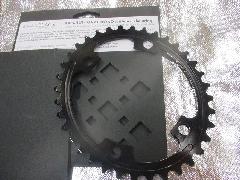 absolute BLACK PURMUM OVAL ROAD PCD 110 4Bolt/アブスリュート ブラック CNC オーバル インナーギア 【ブラックカラー】 36T