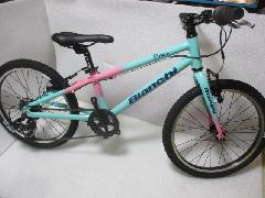 2018 BIANCHI PIRATA 20inc 【CK16/Pink 】/2018モデル ビアンキ ピラタ 20インチ 子供用自転車 ジュニアMTBバイク【CK16チェレステ/ピンク】特価販! ★完売致しました。