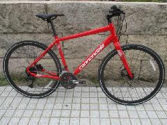 2019モデル Cannondale Quick Disc 4【RED】/2019モデル キャノンデール クイック 4 ディスク 【RED=グロスレッド:リフレクトストライプ】 特価販売中! LGサイズ ★ラスト1台 即納在庫あり!