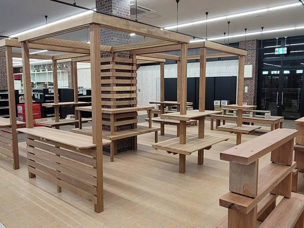 木製什器造作工事（量販店・八尾市）