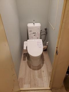 大阪市鶴見区Tマンション 漏水復旧・トイレ機器入れ替え