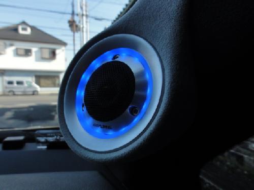 ＲＫ　ステップワゴン　ツイーター　ＬＥＤ　ピラー加工　埋め込み　マルチＬＥＤ