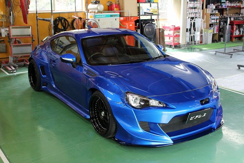 Gallery スバル Brz ワイドボディキット マフラー ホイール 各種パーツ塗装 大阪府和泉市の株式会社 ピアレス