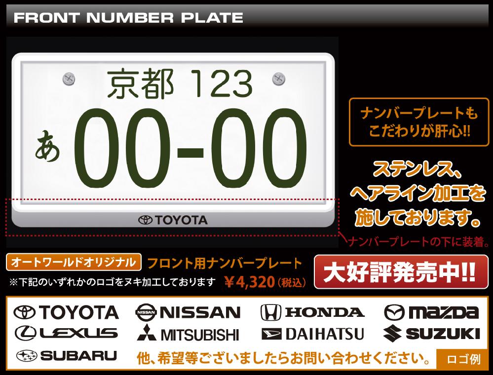ナンバー プレート 京都