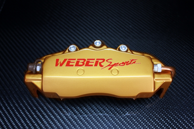 WEBER SPORTS キャリパーカバー フロント・リア1セット