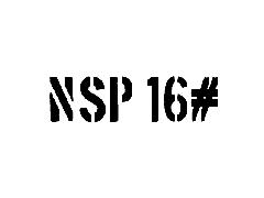 型式ステッカー　NSP16＃