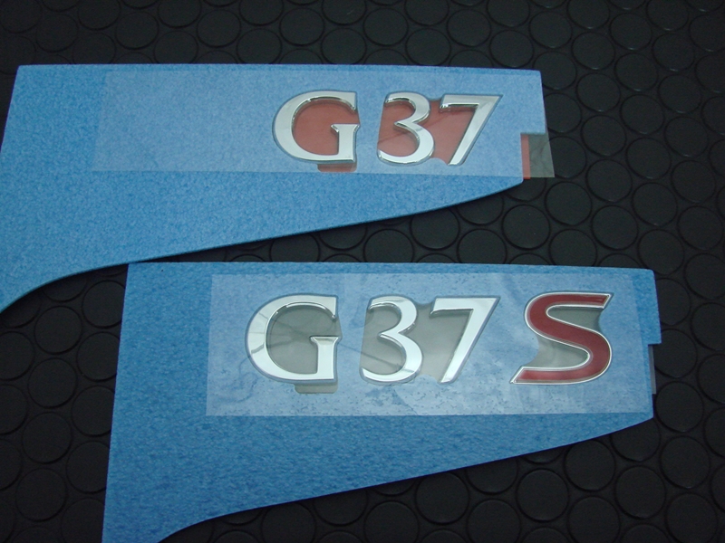 G37 REAR EMBLEM（単品）