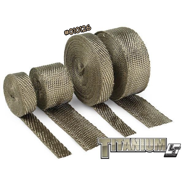 EXHAUST WRAP TITANIUM #010126i1"x50'j