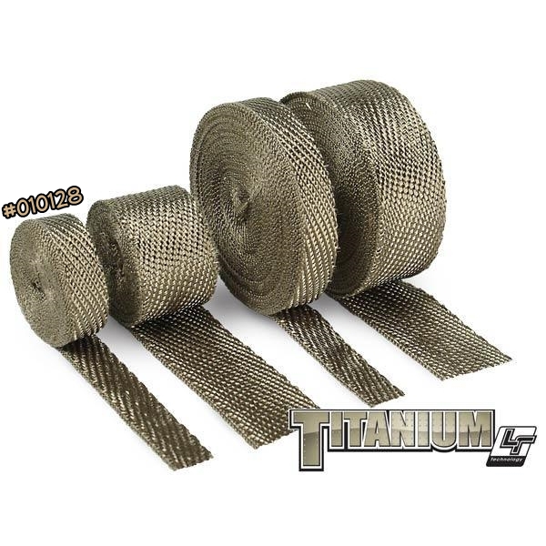 EXHAUST WRAP TITANIUM #010128i1"x15'j