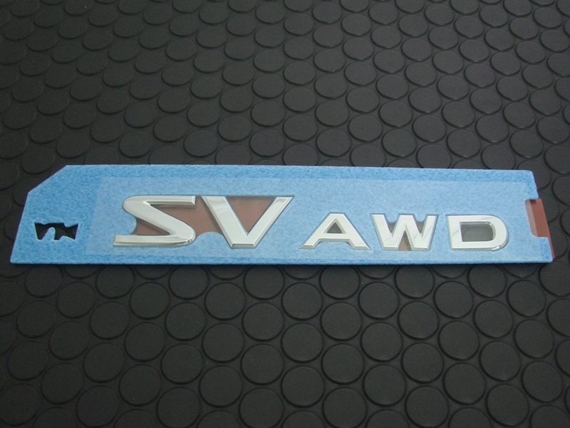 SV AWD REAR EMBLEM