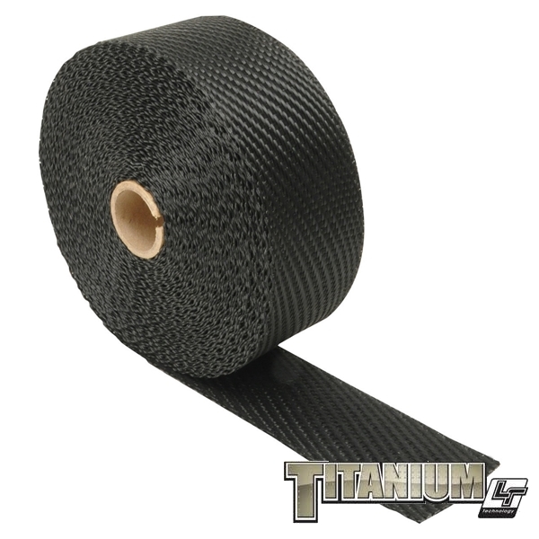 EXHAUST WRAP BLACK TITANIUM #010003i2"x50'j