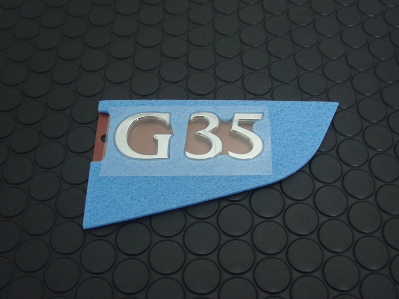 G35 REAR EMBLEM