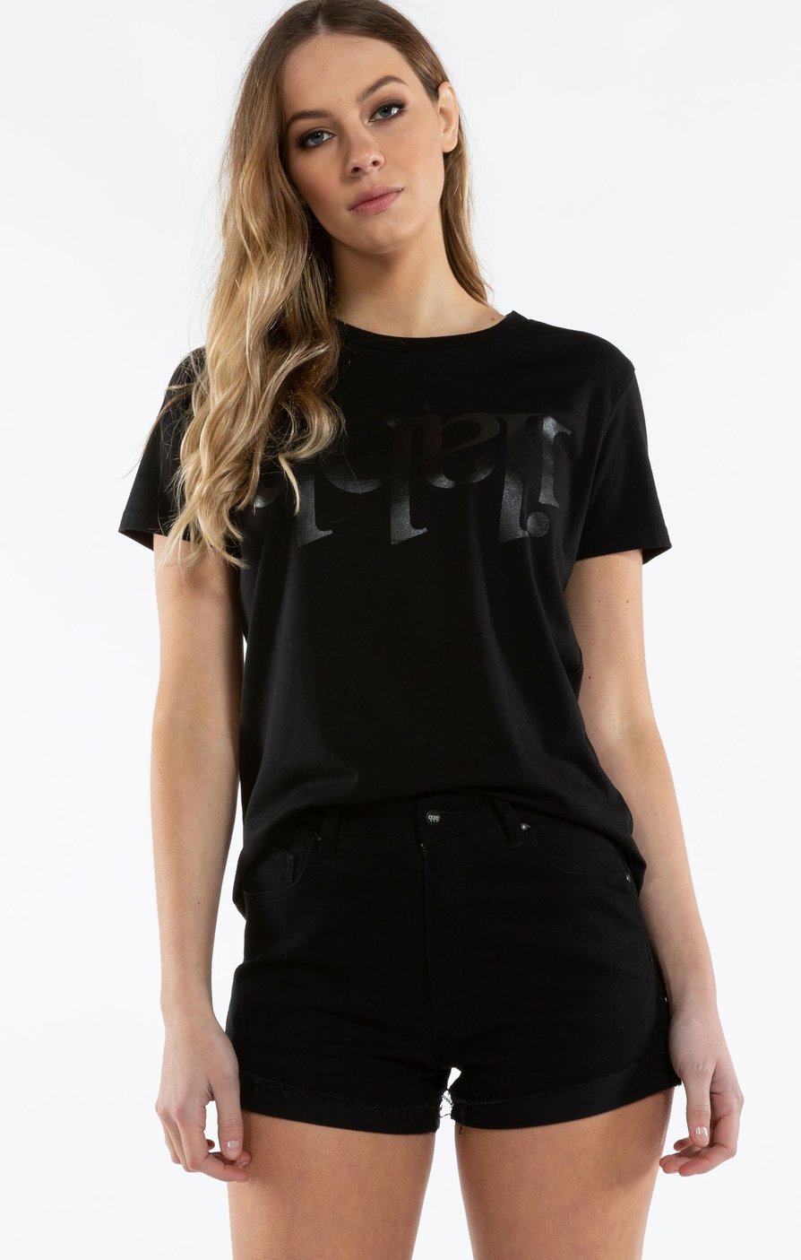 Capsize Tee Womens - Black/Black@TVc