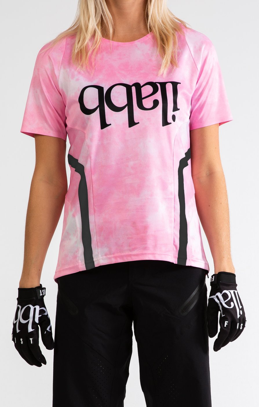 Don Race Tee Womens - Pink Tie Dye@ChVc