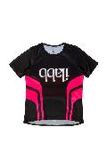Don Race Tee Womens - Black/Pink　ライドシャツ