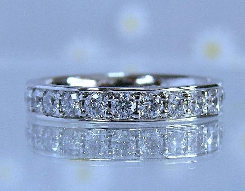 結婚指輪、マリッジリングのオーダー。エタニティー・ダイヤモンドリング エンゲージリング・マリッジリングのオーダー【プラチナハウス】