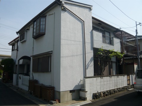 BeforeAfter施工例 外壁・屋根ガイナ塗装